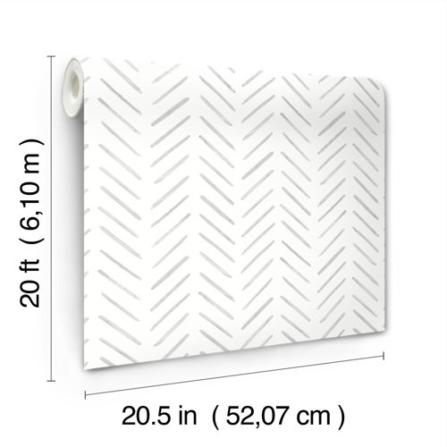 Wayfair Gray Peel & Stick Wallpaper You'll Love in 2024